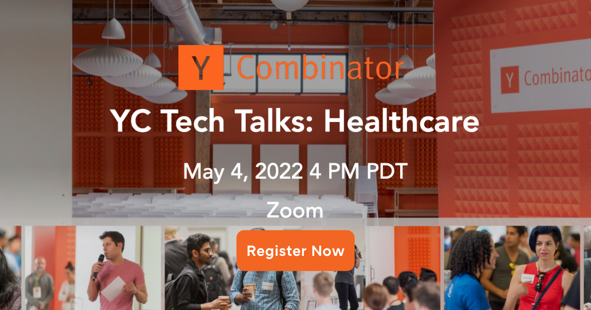 Meet top founders at YC Tech Talks: Healthcare