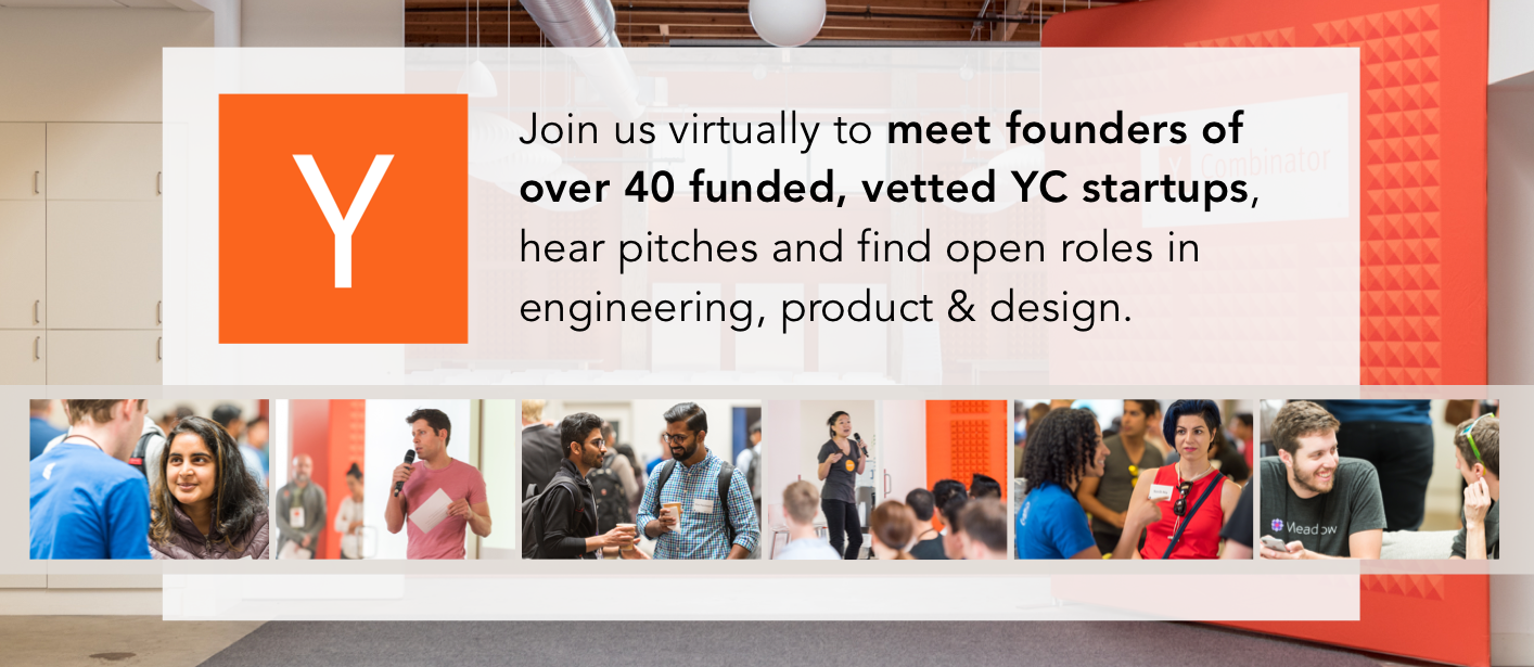 Y Combinator’s (Virtual) Summer Career Expo - June 8th