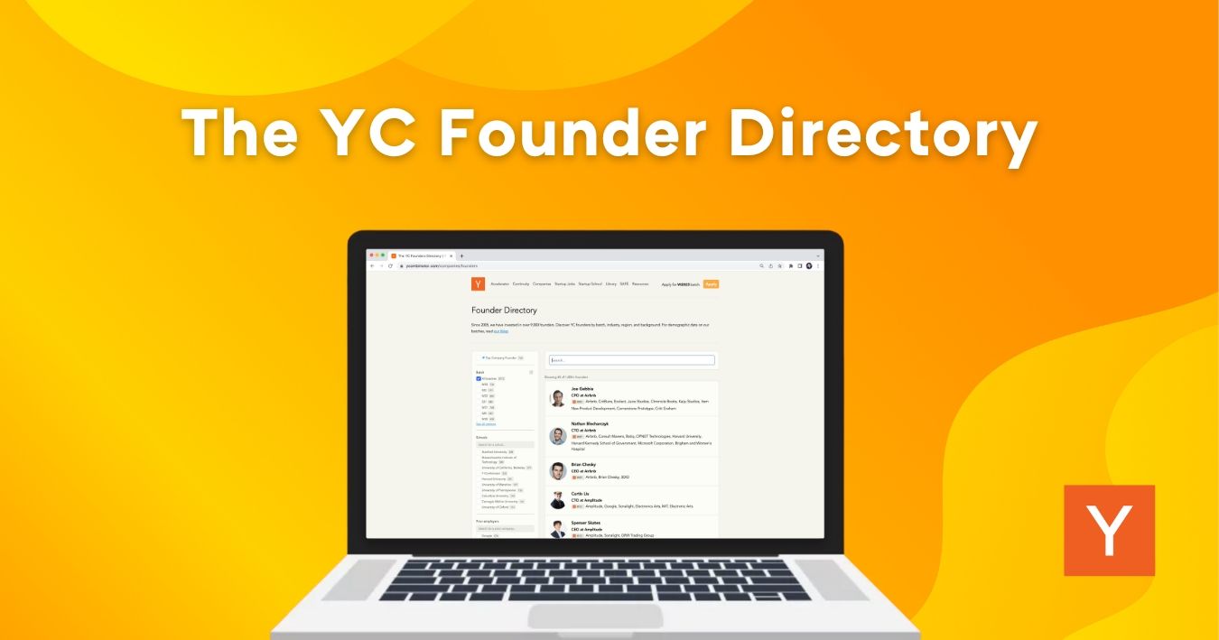 The YC Founder Directory (+ New Company Content)