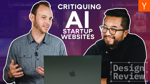 Critiquing AI startup websites with YC President Garry Tan