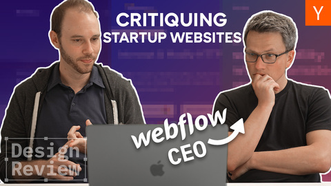 Critiquing startup websites with Webflow CEO Vlad Magdalin